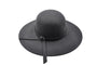 Damen Sommerhut bequem | Bucket Hat UV-Schutz | Leichter Hut für sonnige Tage-Dunkelgrau-Luzern Mode