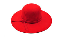 Damen Sommerhut bequem | Bucket Hat UV-Schutz | Leichter Hut für sonnige Tage-Rot-Luzern Mode