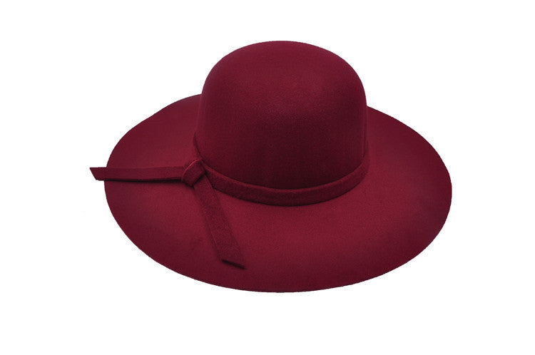 Damen Sommerhut bequem | Bucket Hat UV-Schutz | Leichter Hut für sonnige Tage-Weinrot-Luzern Mode