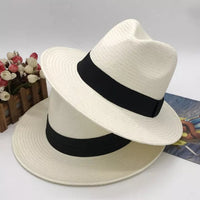 Sommerhut Damen Panama | Handarbeit | Klassisch | Baumwolle | Für Strand & Stadt-Luzern Mode
