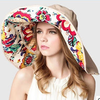 Strandhut Damen Sommer | Klassisches Design | Atmungsaktiv & Schutz vor Sonne-Weiß-Luzern Mode