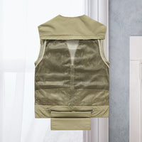 Herren Outdoor-Weste | Ärmellos | Leicht | Funktiondesign | Taschen-Luzern Mode