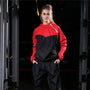 Unisex Trainingsanzug | Schweißfördernd | Sommer Fitness | Atmungsaktiv leicht-Damen Rot-S-Luzern Mode