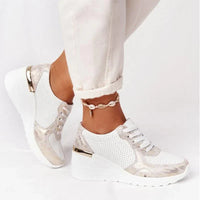 Damen Air Sneakers | Leichtgewicht | Schnürung | Unterstützend-Luzern Mode