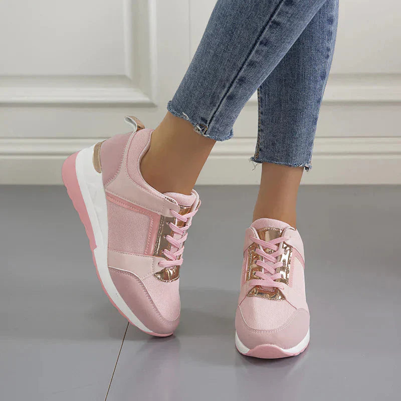Damen Air Sneakers | Leichtgewicht | Schnürung | Unterstützend-Luzern Mode