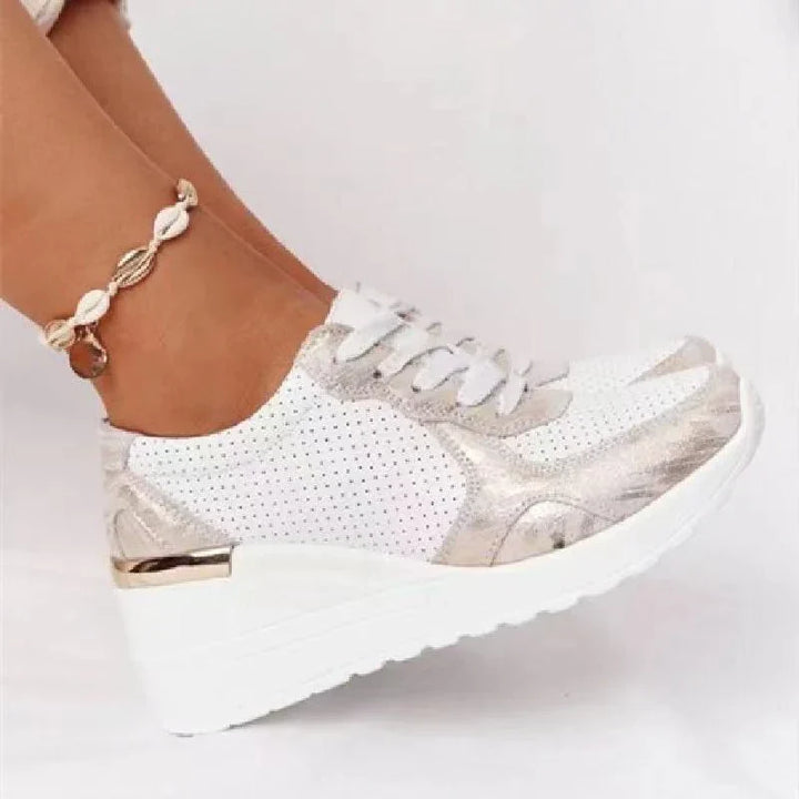 Damen Air Sneakers | Leichtgewicht | Schnürung | Unterstützend-Luzern Mode