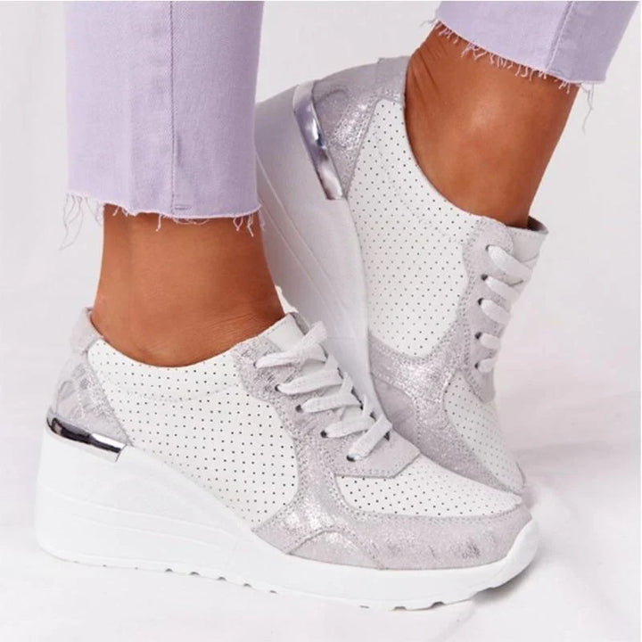 Damen Air Sneakers | Leichtgewicht | Schnürung | Unterstützend-Luzern Mode
