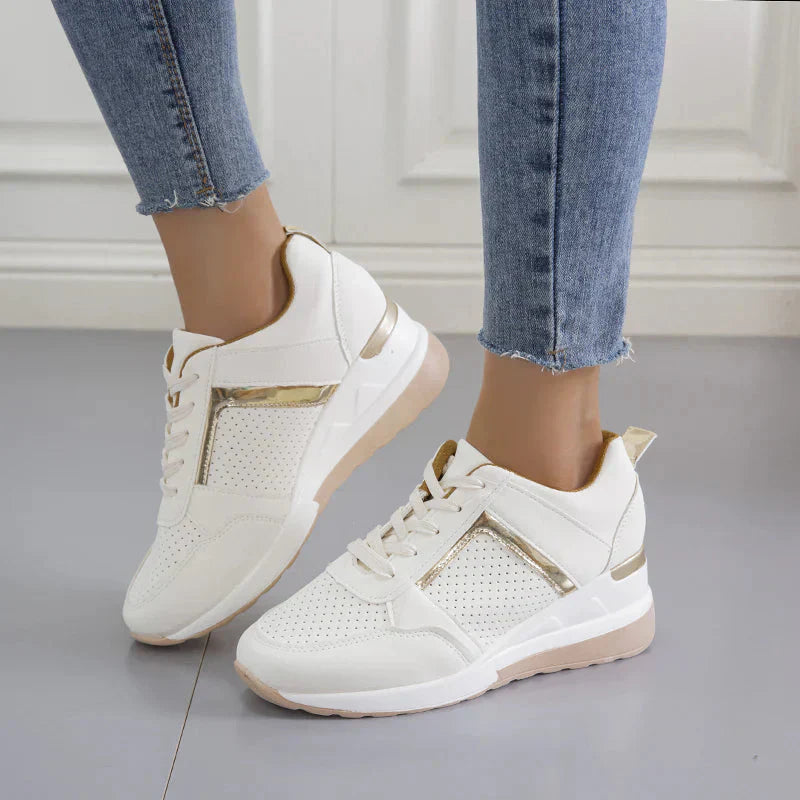 Damen Air Sneakers | Leichtgewicht | Schnürung | Unterstützend-Luzern Mode