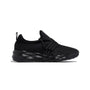 Damen Sneaker | Leichtgewicht | Niedrig | Schnürsenkellos | Slip-On | Atmungsaktiv-Schwarz-35-Luzern Mode
