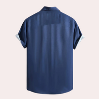 Herren Hemd mit Knopfdetail - Elegantes Businesshemd-Luzern Mode