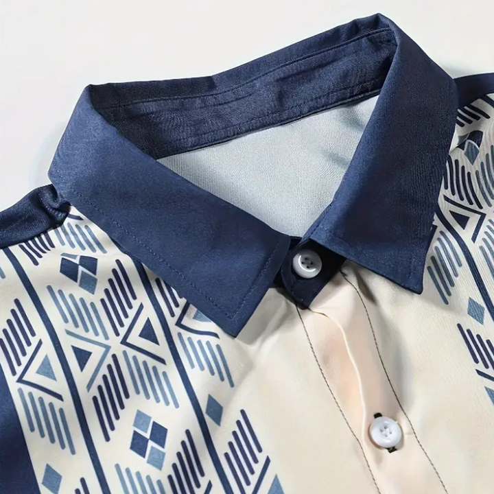 Herren Hemd mit Knopfdetail - Elegantes Businesshemd-Luzern Mode