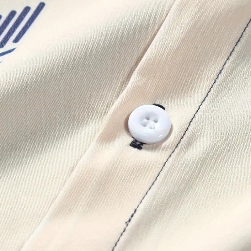 Herren Hemd mit Knopfdetail - Elegantes Businesshemd-Luzern Mode