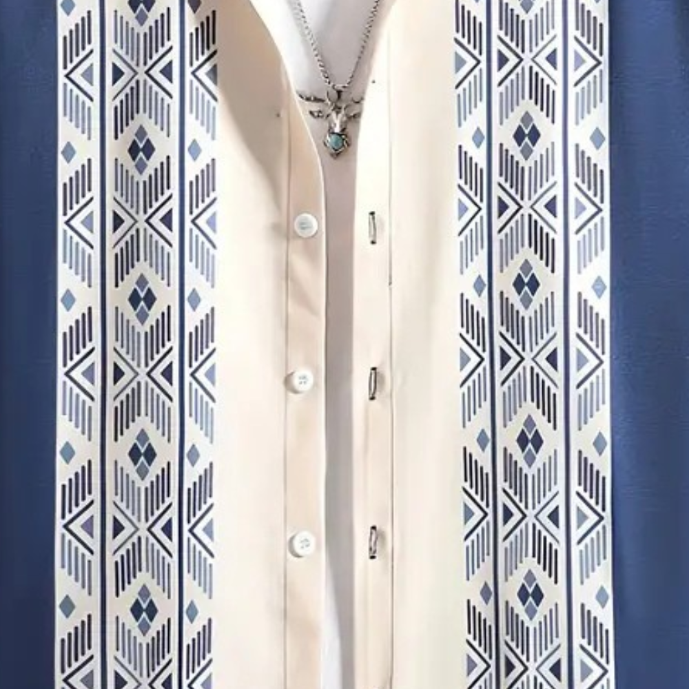 Herren Hemd mit Knopfdetail - Elegantes Businesshemd-Luzern Mode