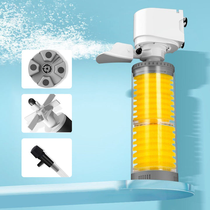 Aquariumfilter | Leise | Kompakt | Elektrisch | Leistungsstark | Sauerstoff-Luzern Mode