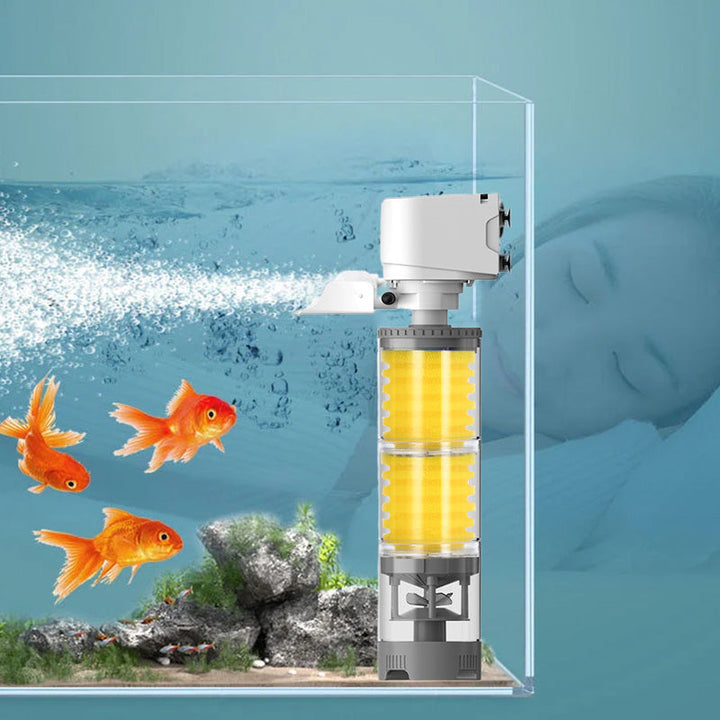 Aquariumfilter | Leise | Kompakt | Elektrisch | Leistungsstark | Sauerstoff-Luzern Mode