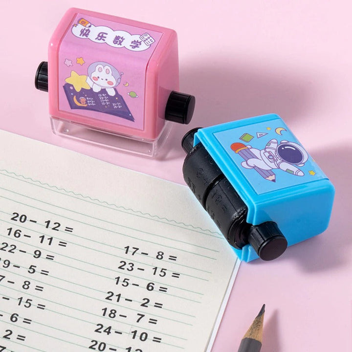 Rechenstempel | Lehrreich | Aufgaben | Rechnen | Kinder | Langlebig | Wiederverwendbar-Luzern Mode