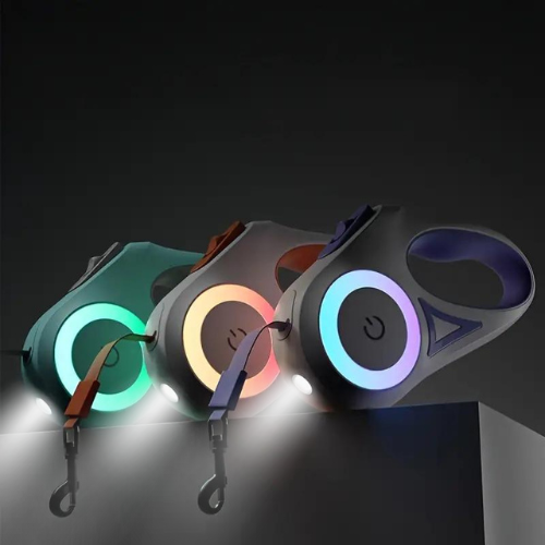 Leuchtende Hundeleine | Taschenlampe | LED | Sicherheit | Sichtbarkeit | Verstellbar-Luzern Mode