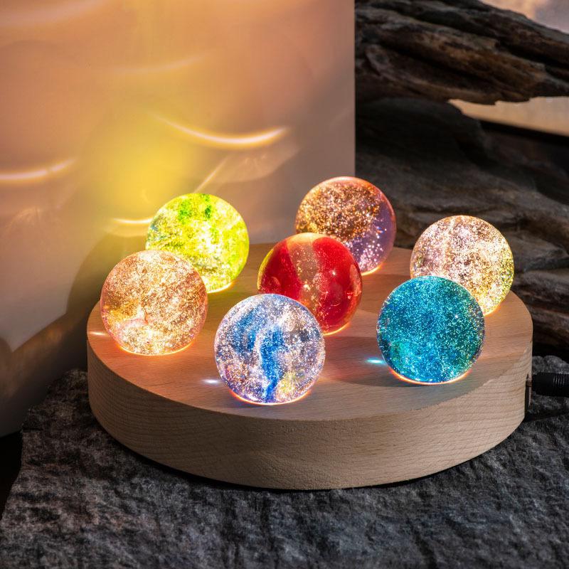 Leuchtende Planetenbälle | 7-Teile Set | USB-Stromversorgung-Luzern Mode