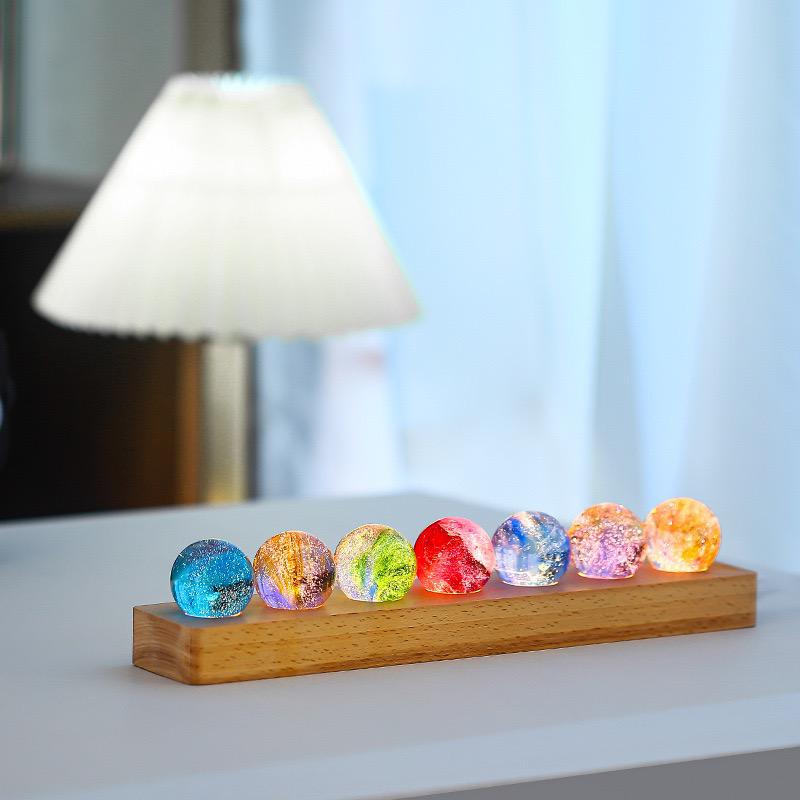 Leuchtende Planetenbälle | 7-Teile Set | USB-Stromversorgung-Luzern Mode
