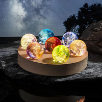 Leuchtende Planetenbälle | 7-Teile Set | USB-Stromversorgung-Rund-Luzern Mode
