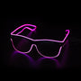 LED Leuchtbrille für Partys und Events – Crystalli-Rosa-Luzern Mode