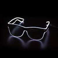 LED Leuchtbrille für Partys und Events – Crystalli-Weiß-Luzern Mode