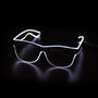 LED Leuchtbrille für Partys und Events – Crystalli-Weiß-Luzern Mode