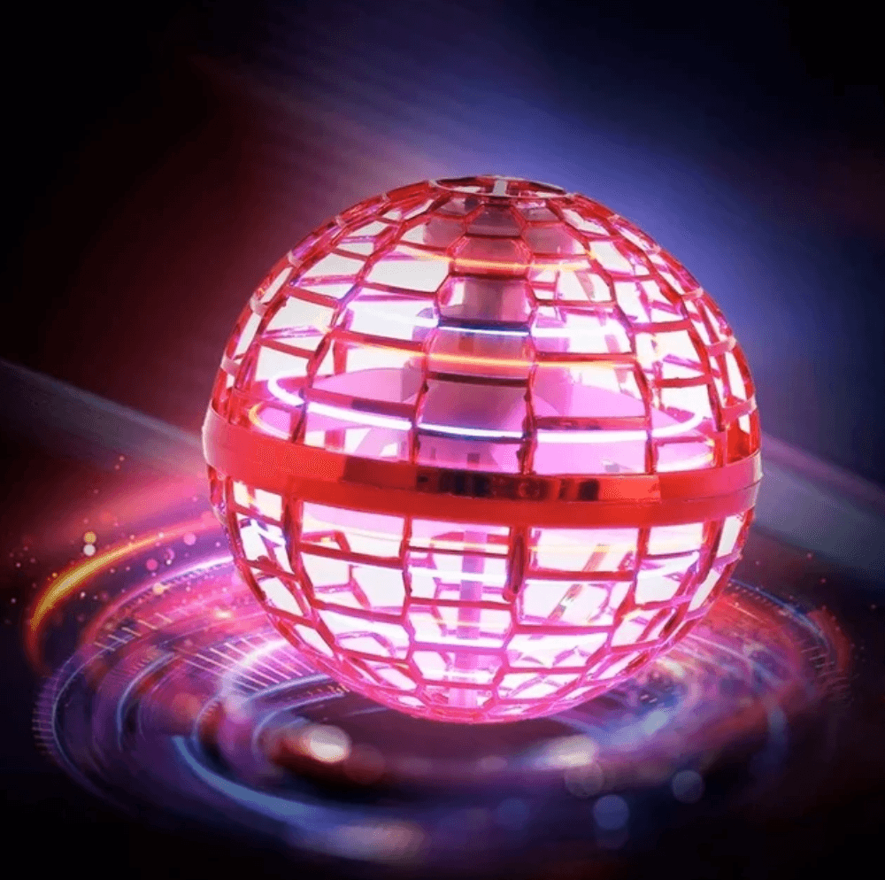 Boomerang-Ball | LED Leuchtend Interaktiv Wiederaufladbar Langlebig Einzigartig-Rot-Luzern Mode