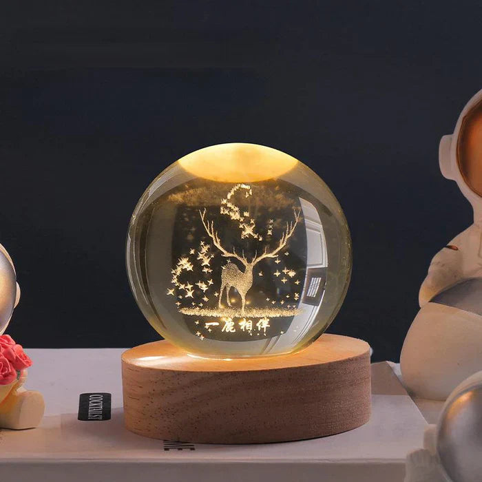LED Kugel | Planet Langlebig Einzigartig Stimmungsvolles Stilvoll Wiederaufladbar-Ren-Luzern Mode