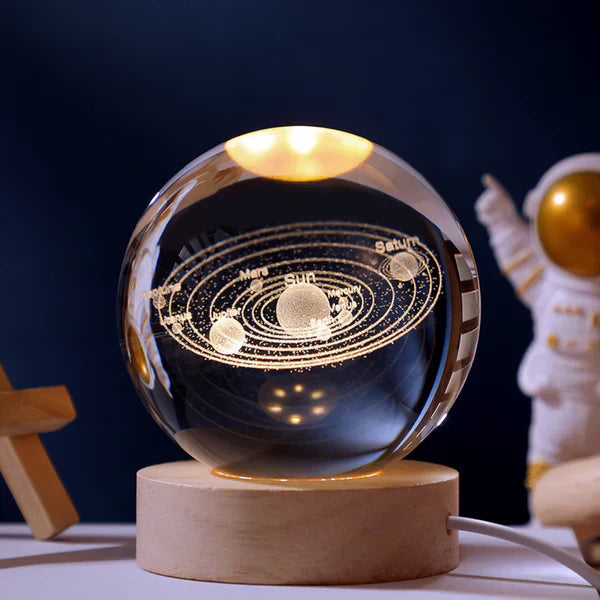 LED Kugel | Planet Langlebig Einzigartig Stimmungsvolles Stilvoll Wiederaufladbar-Sonnensystem-Luzern Mode