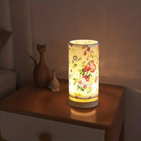 Nachtlampe | Linnenlook Stilvoll Langlebig Vielseitig Atmosphärisch Dezent-Mit Blumen-Luzern Mode