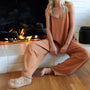 Stylischer Damen Jumpsuit | Lässig | Taschen | Sommer Look | weich & dehnbar-Orange-S-Luzern Mode