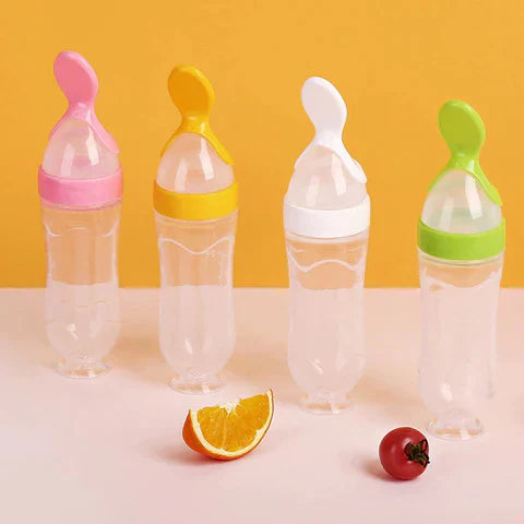 Löffelflasche | Babynahrung | Dosierung | Kummerfrei | Langlebig | Sicher | Vielseitig-Luzern Mode