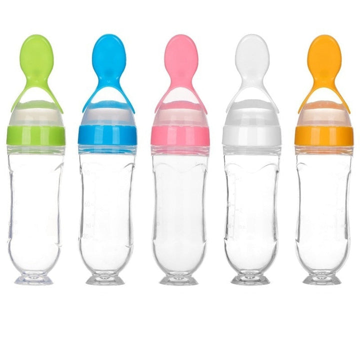 Löffelflasche | Babynahrung | Dosierung | Kummerfrei | Langlebig | Sicher | Vielseitig-Grün-Luzern Mode