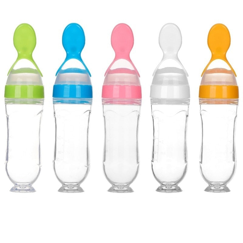 Löffelflasche | Babynahrung | Dosierung | Kummerfrei | Langlebig | Sicher | Vielseitig-Grün-Luzern Mode