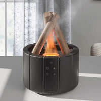 Luftbefeuchter | USB Kompakt Timer Einstellbar Vielseitig Stimmungsvolles Design-Schwarzes Gehäuse mit 1 Farbe-Luzern Mode