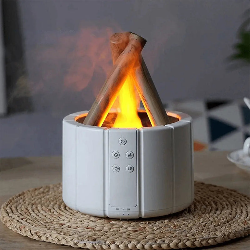 Luftbefeuchter | USB Kompakt Timer Einstellbar Vielseitig Stimmungsvolles Design-Weißes Gehäuse mit 1 Farbe-Luzern Mode