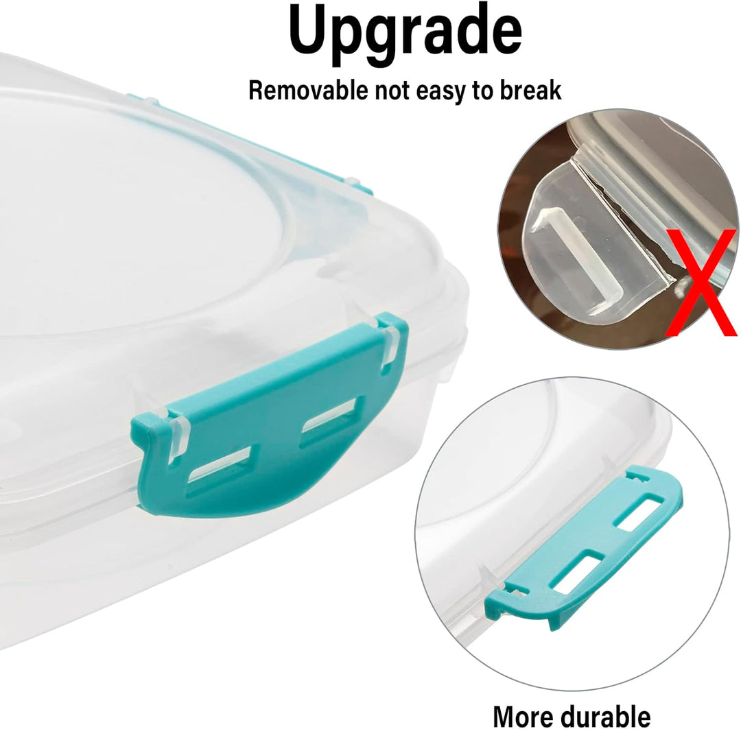 Lunchboxen | 4er-Pack | Luftdicht | Spülmaschinengeeignet | BPA-frei | Langlebig-Luzern Mode