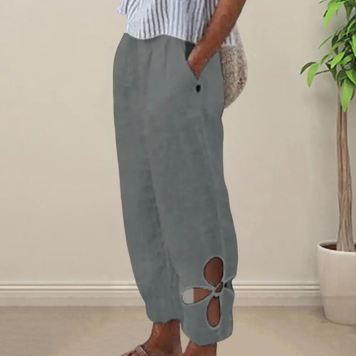 Luftige Damenhose mit lockerer Passform – Mireen
