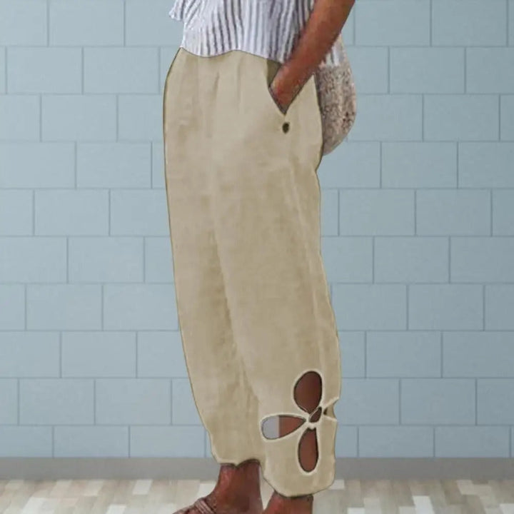 Luftige Damenhose mit lockerer Passform – Mireen