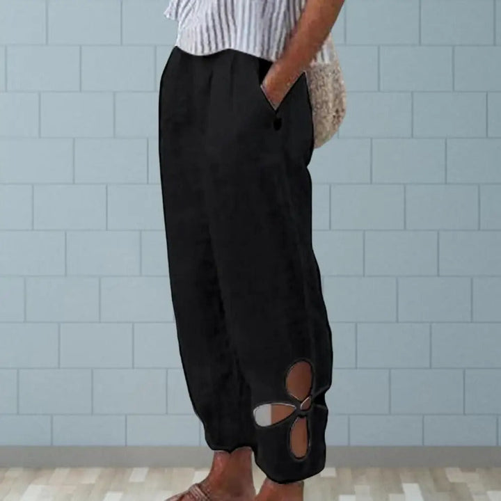 Luftige Damenhose mit lockerer Passform – Mireen