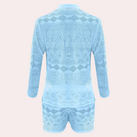Herren Sommer Strand Outfit aus Spitze - Leicht und Atmungsaktiv-Luzern Mode