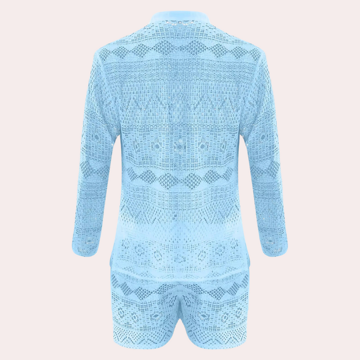 Herren Sommer Strand Outfit aus Spitze - Leicht und Atmungsaktiv-Luzern Mode