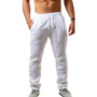 Herren Sommer Leinenhose - Bequeme Freizeithose kaufen-Weiß-S-Luzern Mode