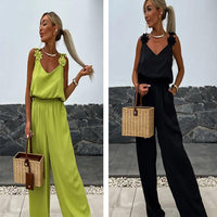 Rückenfrei | V-Taille | weite Beine | figurformend | atmungsaktiv | elastisch | weich-Luzern Mode