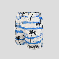 Herren Sommer Shorts | Palmenprint | Leicht | Luftig | Freizeit | Tropen Stil-Luzern Mode