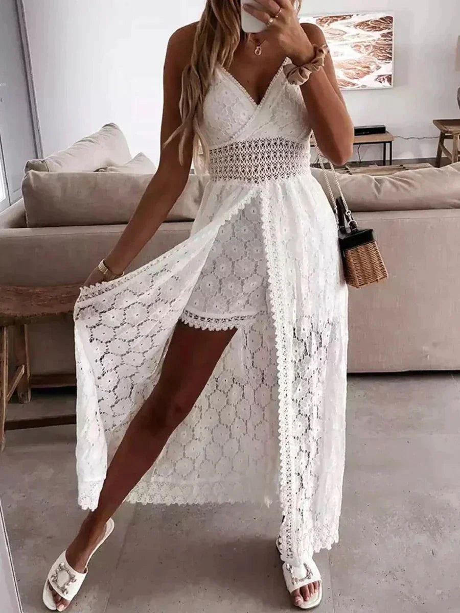 Kleid-Shorts-Kombi Damen | Spitze | integriert | luftig | bequem | atmungsaktiv-Luzern Mode