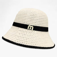 Damen Sommerhut breit faltbar | UV-Schutz Hut Mesh | Leicht & luftig für den Strand-Weiß-Luzern Mode