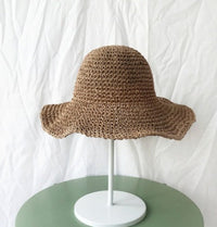 Strandhut Damen Sommer | Atmungsaktiv | Neutral | Komfortabel | Must-have Look-Khaki-Luzern Mode
