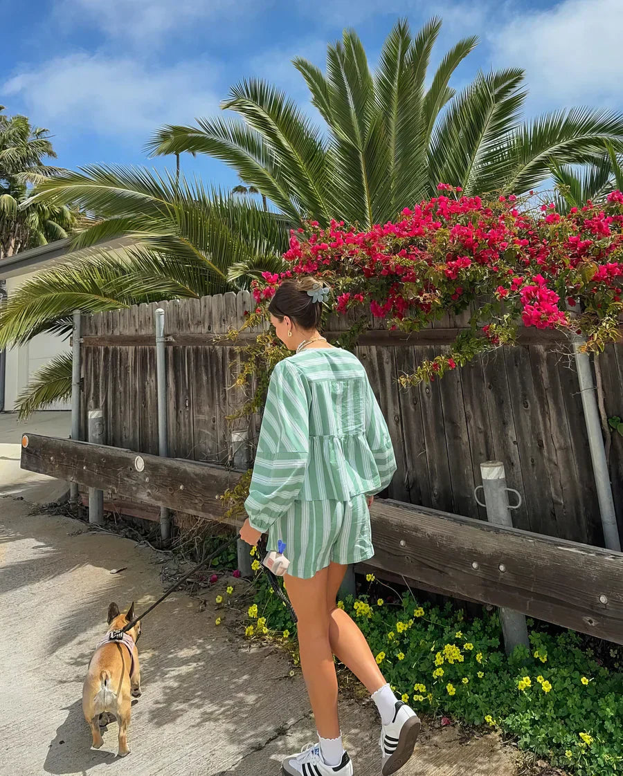 Sommer Set Damen | Luftig bequem für Alltag & Urlaub | Stilvoll kombinierbar-Luzern Mode